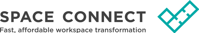 space connect logo and strap